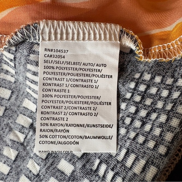 Anthropologie Tiny Abstract Colorblock Boho Tank Top Women’s Small SP - Picture 5 of 5